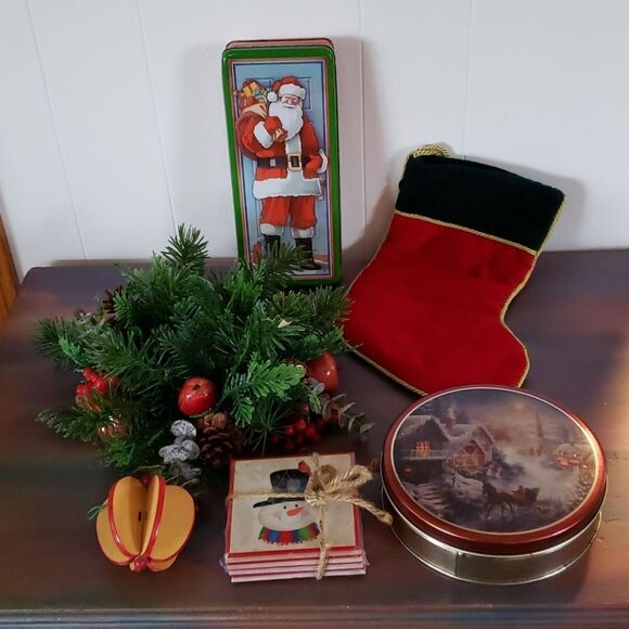 Lot of 6 Christmas Items - Picture 1 of 9